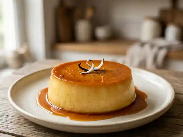 Flan Impérial Crémeux à la Vanille pour 1 Personne - Photo de présentation
