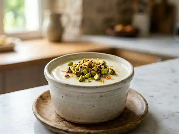 Flan Libanais Velouté et Pistaches Croquantes - Photo de présentation