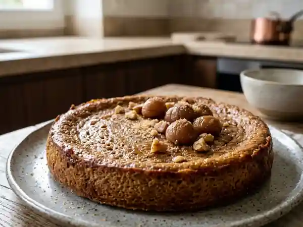 Flan moelleux à la farine de châtaigne, recette facile et gourmande - Photo de présentation