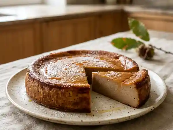 Flan onctueux à la farine de châtaigne : dessert gourmand et naturel - Photo de présentation