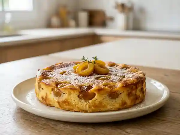 Flan Onctueux Fromage Blanc et Mirabelles - Photo de présentation