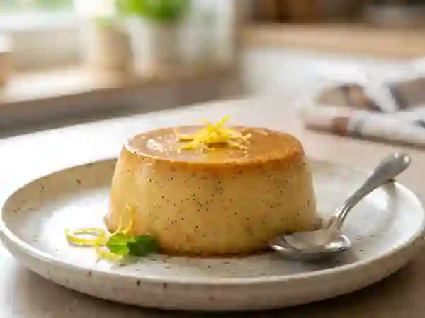 Flan Onctueux Vanille et Zestes de Citron - Photo de présentation