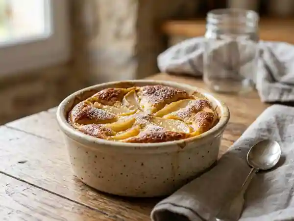 Flognarde aux poires fondantes et vanille - Photo de présentation