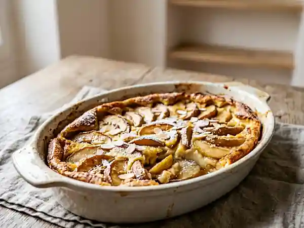 Flognarde Fondante aux Pommes et Poires Vanillées - Photo de présentation