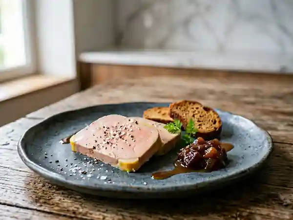 Foie gras fondant à l'Armagnac - Photo de présentation