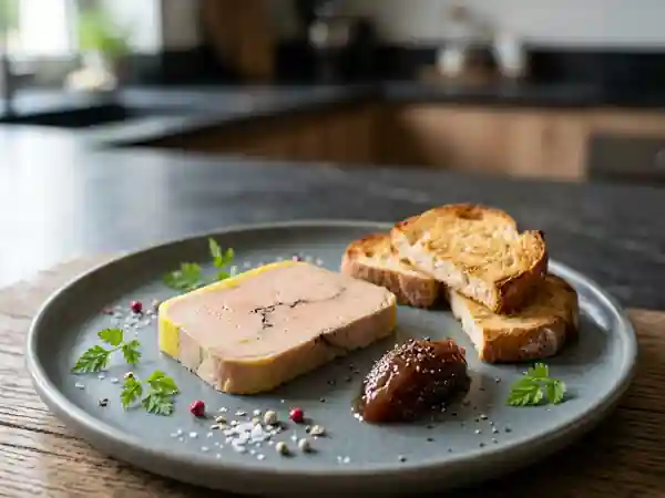 Foie gras mi-cuit au porto : recette gourmande et raffinée - Photo de présentation