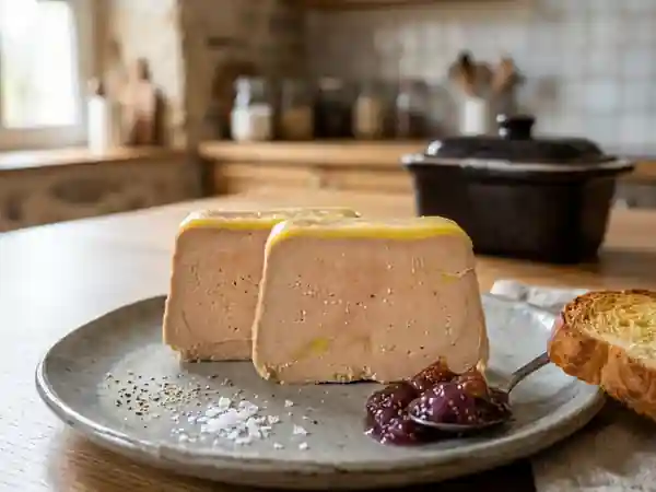 Foie gras mi-cuit en terrine : recette traditionnelle et gourmande - Photo de présentation