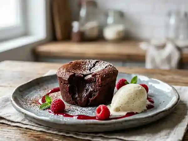 L'irrésistible fondant au chocolat noir - Photo de présentation