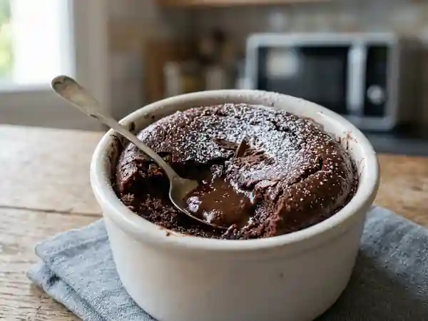 Fondant au chocolat cœur coulant minute - Photo de présentation