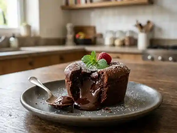 Fondant au chocolat ultra simple et rapide pour débutants - Photo de présentation