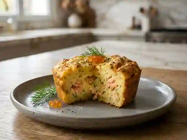 Fondant moelleux au saumon fumé - Photo de présentation