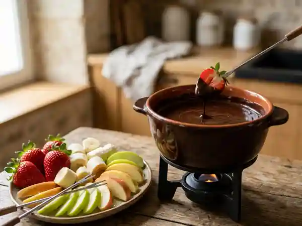 Fondue au Chocolat Intense à l'Armagnac - Photo de présentation
