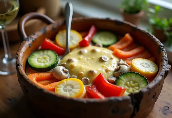Fondue aux légumes savoureuse et facile à préparer