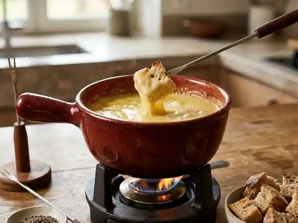 Fondue Bressanne Traditionnelle : Recette Authentique et Savoureuse - Photo de présentation