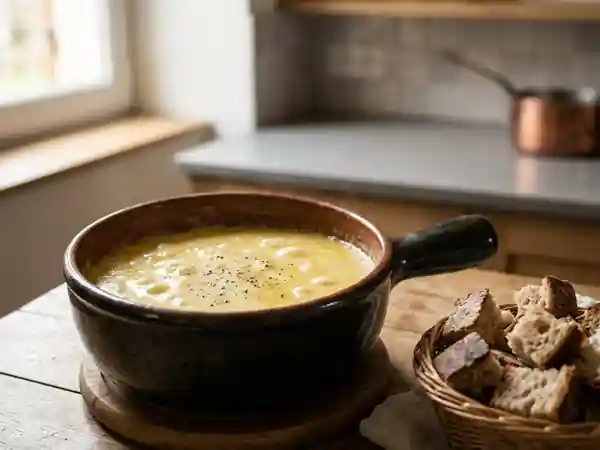Fondue Comtoise Traditionnelle : Recette Authentique et Savoureuse - Photo de présentation