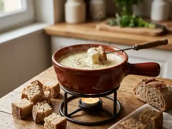Fondue Creusoise Crémeuse à l'Ail - Photo de présentation