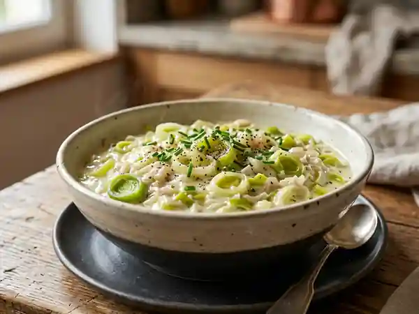 Fondue de poireaux aux échalotes fondante et savoureuse - Photo de présentation