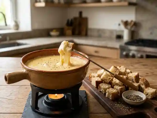 Fondue Italienne Onctueuse au Parmesan - Photo de présentation