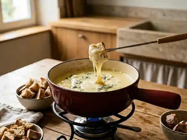 Fondue Onctueuse à la Fourme d'Ambert - Photo de présentation