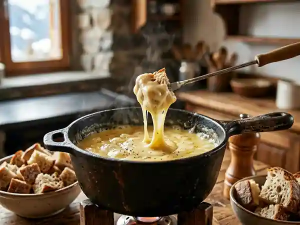 Fondue Savoyarde Traditionnelle : Recette Authentique et Gourmande - Photo de présentation