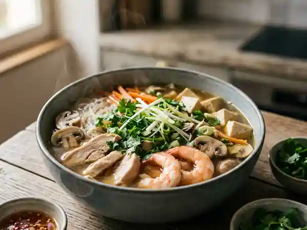 Fondue Vietnamienne au Bouillon Parfumé - Photo de présentation