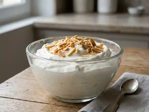 Fontainebleau : Dessert Crémeux et Léger à la Crème Fouettée et Fromage Blanc - Photo de présentation