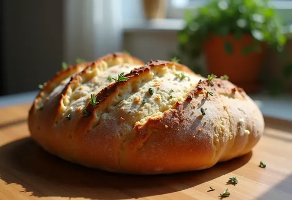 Fougasse aux herbes fraîches : recette facile et savoureuse