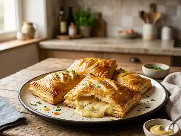 Friands au fromage fondants et croustillants - Photo de présentation