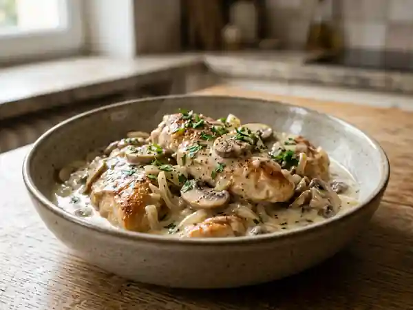 Fricassée de Poulet Maison Facile et Savoureuse - Photo de présentation