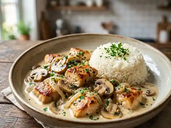 Fricassée de Poulet Traditionnelle du Pays de la Loire - Photo de présentation