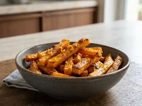 Frites de potimarron croustillantes au paprika - Photo de présentation