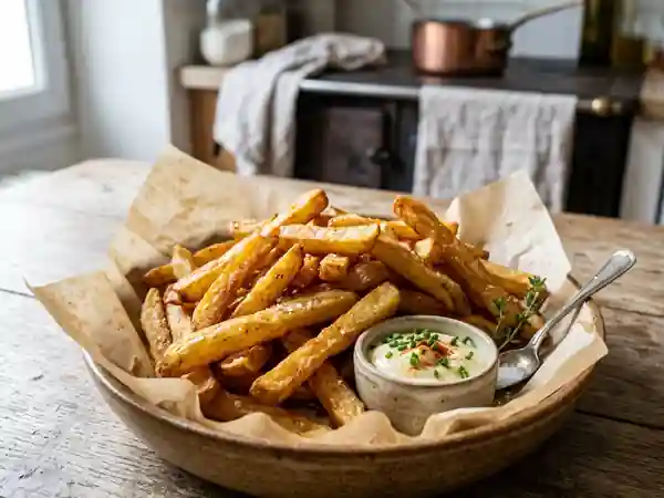 Frites fraîches ultra croustillantes - Photo de présentation