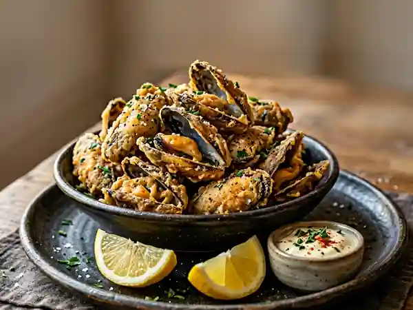 Moules croustillantes au citron - Photo de présentation