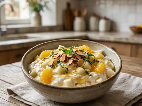 Duo de poires et oranges au miel onctueux - Photo de présentation