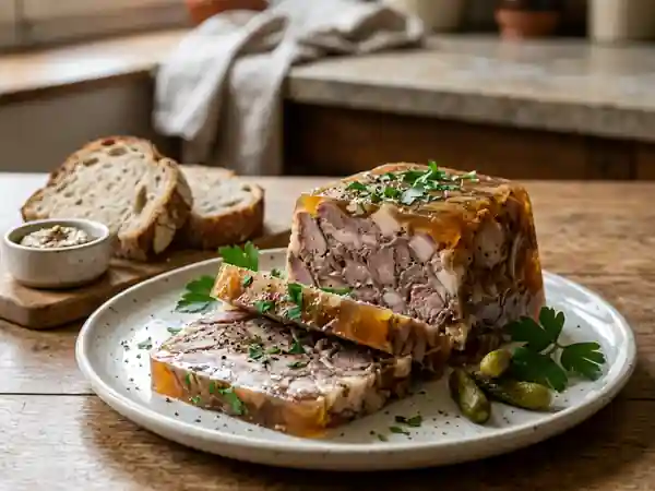 Fromage de tête fondant et persillé - Photo de présentation