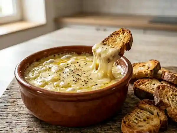 Fromage fondu creusois onctueux et filant - Photo de présentation