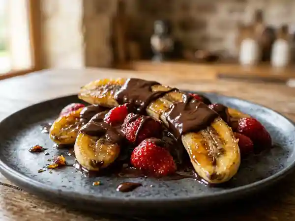Fruits Chocolatés à la Braise : Dessert Gourmand et Facile - Photo de présentation