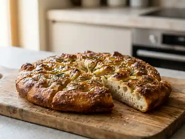 Fugazzi Corse Traditionnel : Pain Plat Savoureux de Corse - Photo de présentation