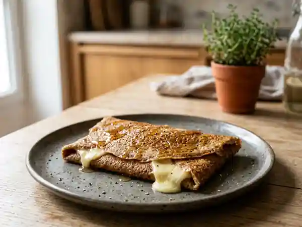 Galette de camembert fondante et croustillante - Photo de présentation