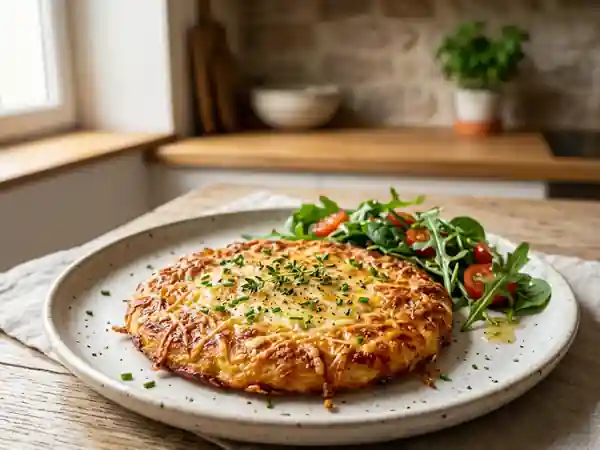 Galette de fromage fondante et croustillante - Photo de présentation