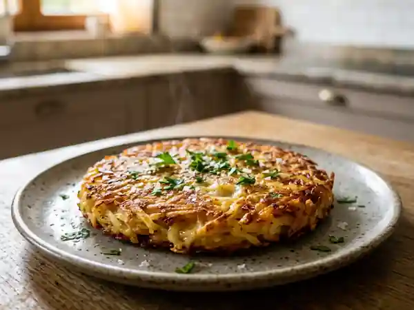 Galette de Pommes de Terre Fondante au Comté : Recette Facile et Savoureuse - Photo de présentation