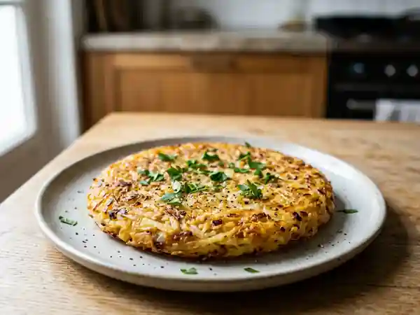 Galette de pommes de terre fondante et express - Photo de présentation