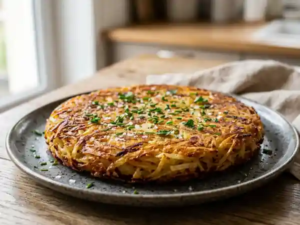 Galette de pommes de terre Vierzonnaise dorée - Photo de présentation