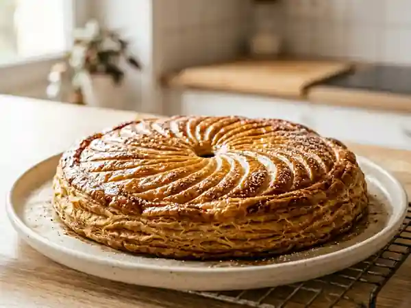 Galette des rois à la fleur d'oranger : recette traditionnelle et gourmande - Photo de présentation
