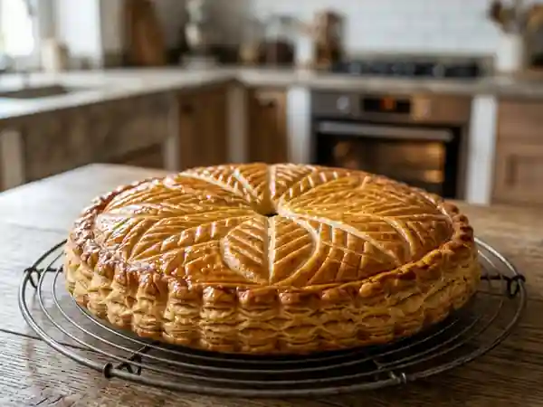 Galette des Rois à la Frangipane et Kirsch, Recette Traditionnelle et Gourmande - Photo de présentation