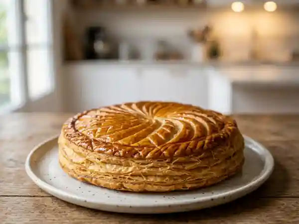 Galette Arthur au feuilletage doré et vanille - Photo de présentation