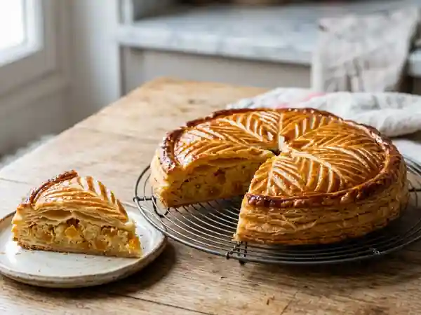 Galette des Rois aux Oranges Confites : Recette Traditionnelle et Gourmande - Photo de présentation