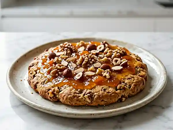 Galette Moelleuse aux Noix et Abricot Fondant - Photo de présentation