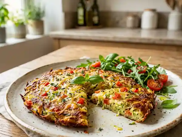 Galettes courgettes-tomates, cœur fondant - Photo de présentation