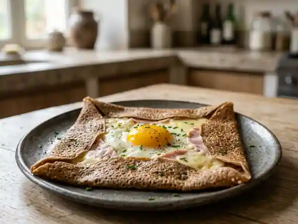 Galette sarrasin complète et croustillante - Photo de présentation